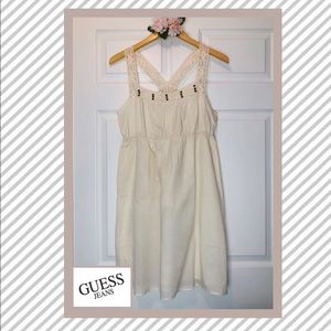 🌷Guess Dress “MAKE ME AN OFFER” Midi-Cotton w/Metal studs
